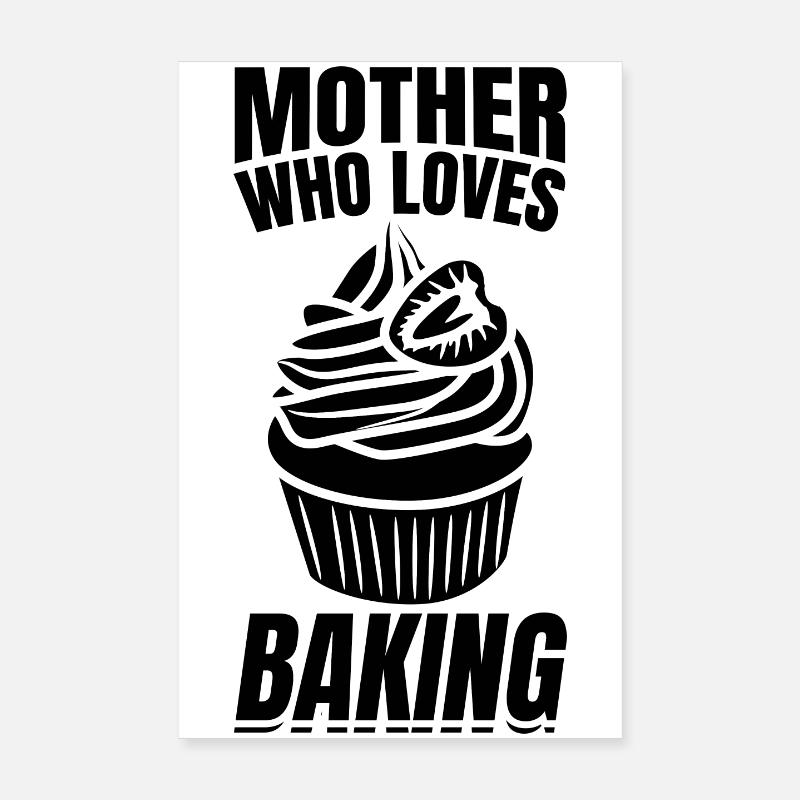 Baker Mother Poster 8" x 12" (20x30 cm)