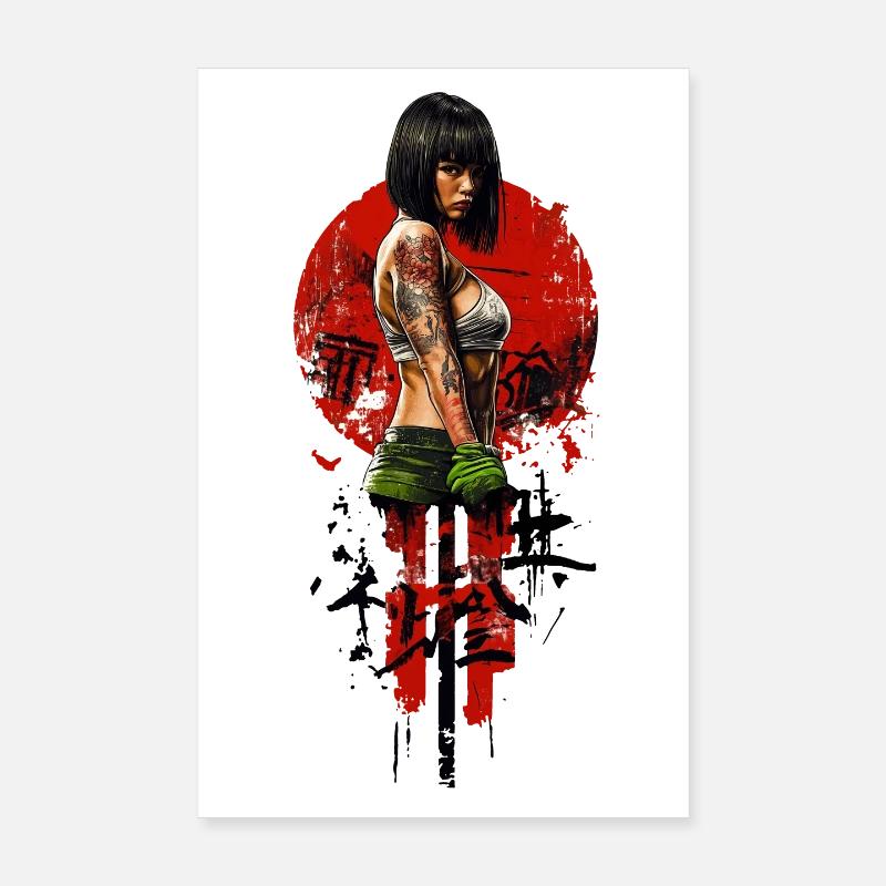 Boxe thaïlandaise Poster 20 x 30 cm