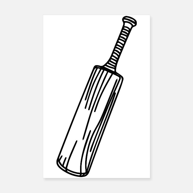 Cricket bats Poster 8" x 12" (20x30 cm)