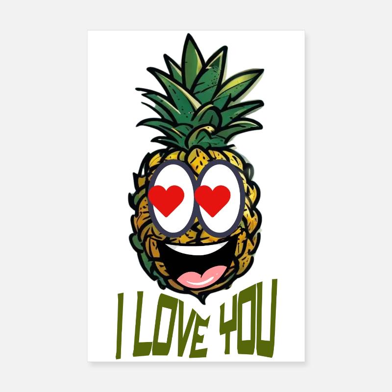 ICH LIEBE DICH Poster 20x30 cm
