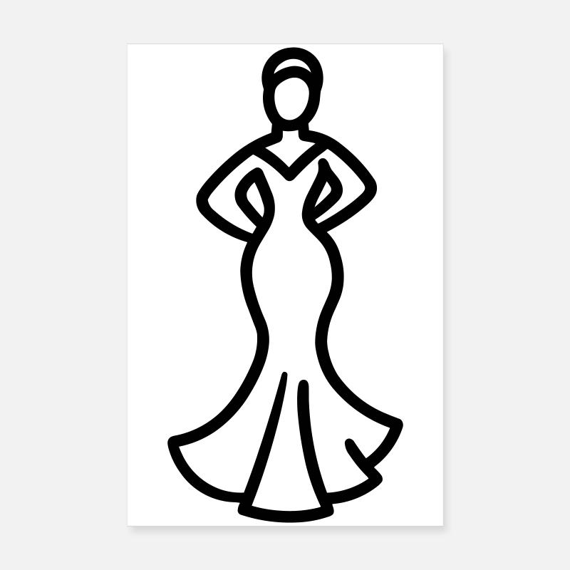 Flamenco Poster 20x30 cm