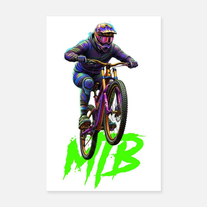 Vélo VTT Poster 20 x 30 cm