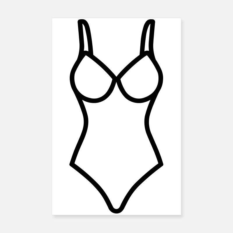 maillot de bain Poster 20 x 30 cm