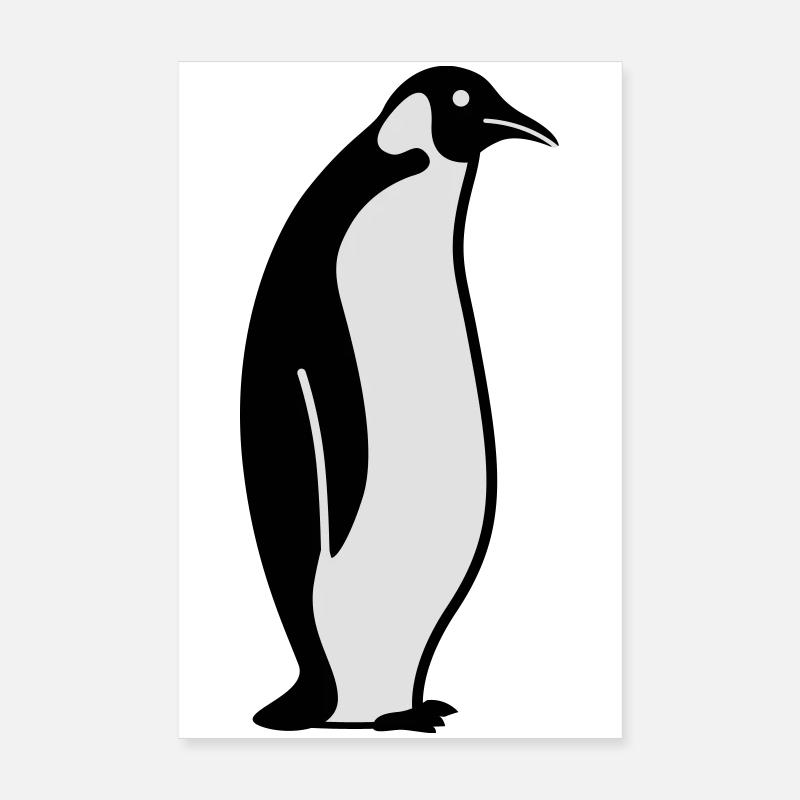 Pinguin pinguïn Poster 20x30 cm