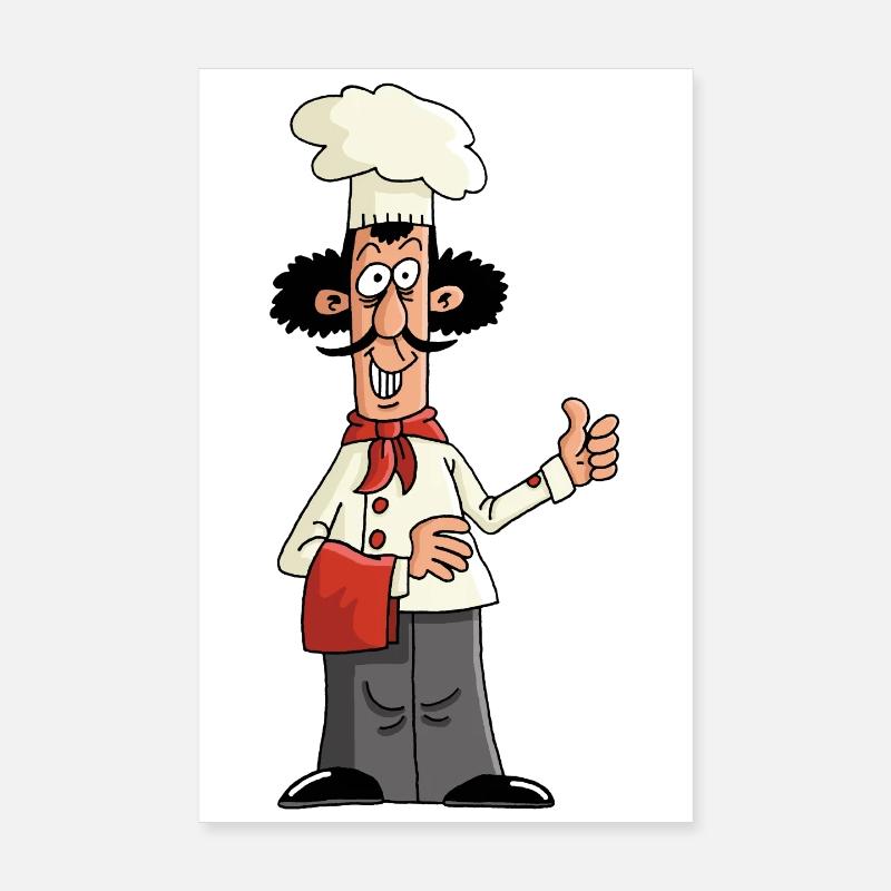 Chef Poster 8" x 12" (20x30 cm)