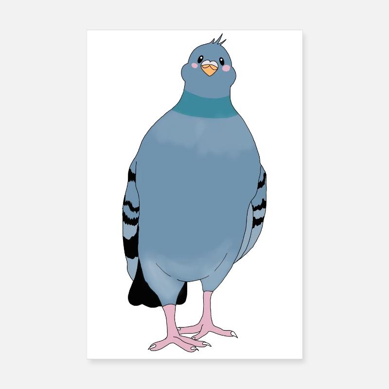 Taube Poster 20x30 cm