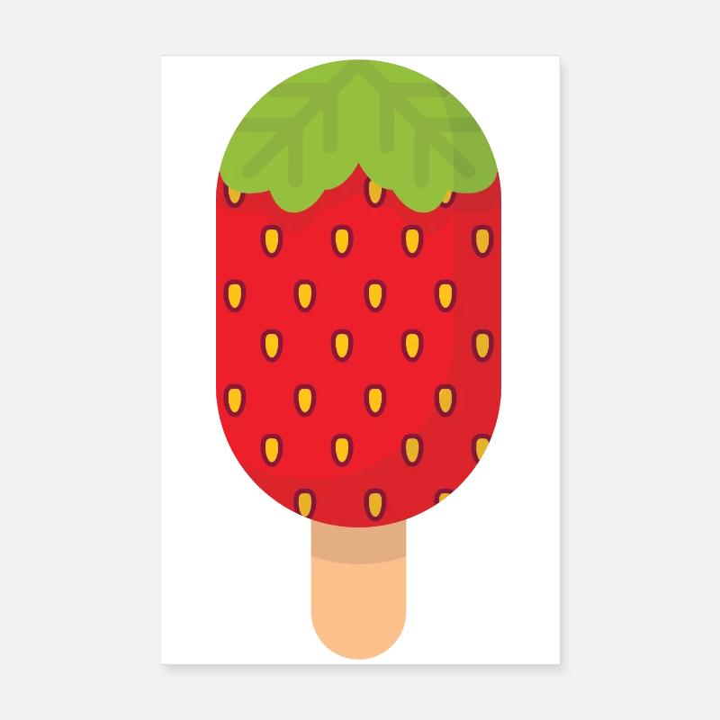Fraise Poster 20 x 30 cm