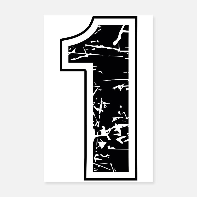 1 - Poster 20 x 30 cm - blanc