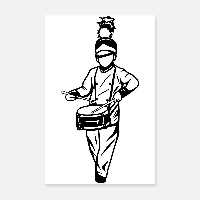 Petit batteur Poster 20 x 30 cm