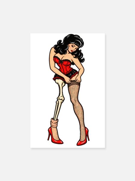 BARES BOUDOIR - Poster 20x30 cm - Weiß - Vorne