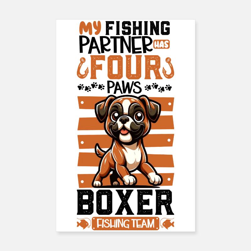 Épagneul pêcheur et Boykin Poster 20 x 30 cm