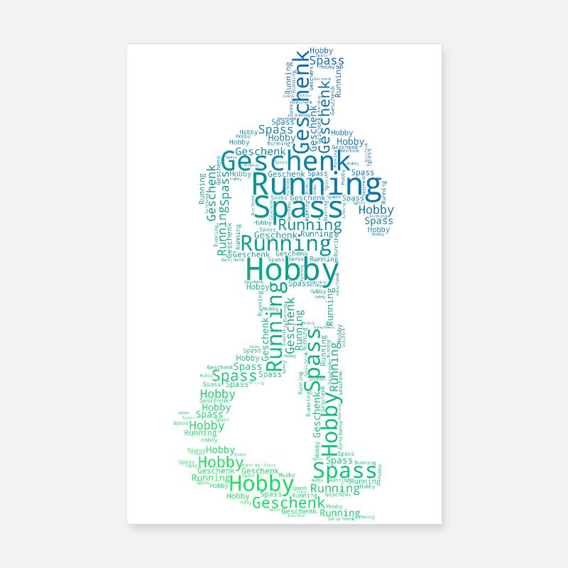 En résumé : Courir Poster 20 x 30 cm