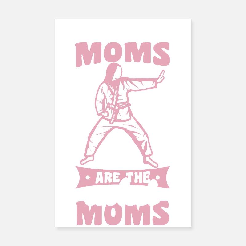 Karate Mother Poster 20 x 30 cm