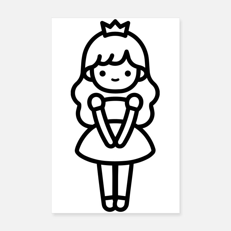 Prinzessin Poster 20x30 cm