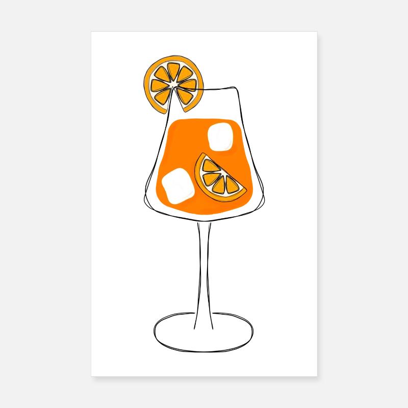 Verre Spritz Poster 20 x 30 cm