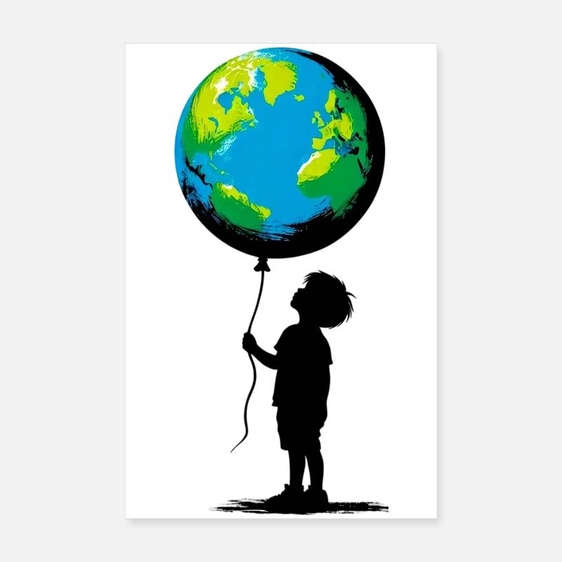 Planet Earth Poster 8" x 12" (20x30 cm)