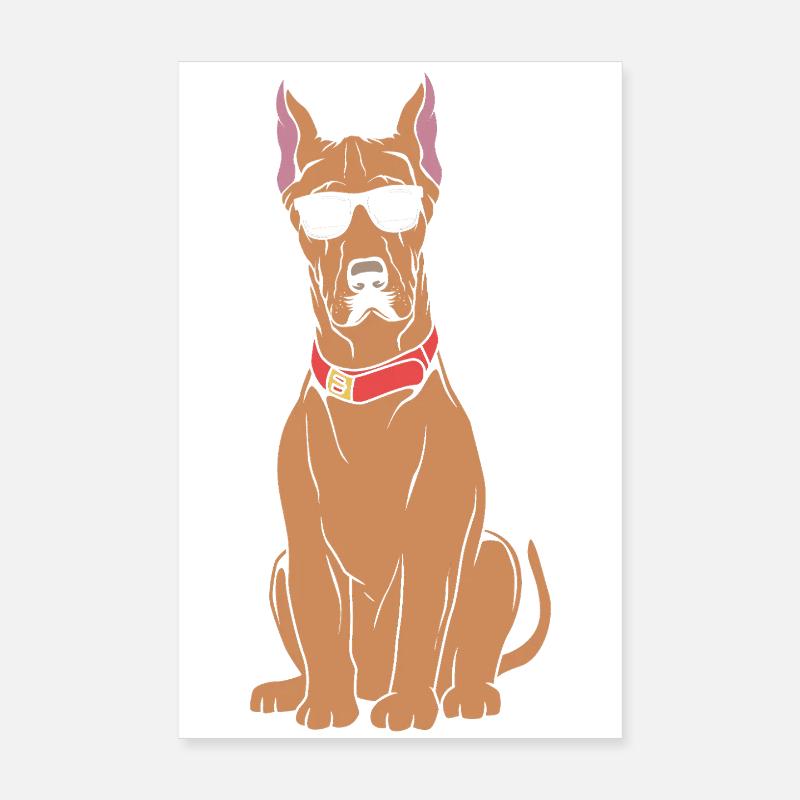 Great Dane Poster 8" x 12" (20x30 cm)