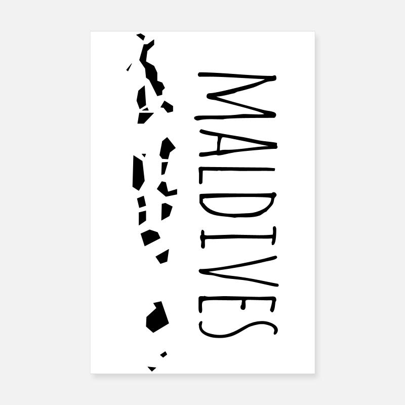 Maldives Poster 20x30 cm