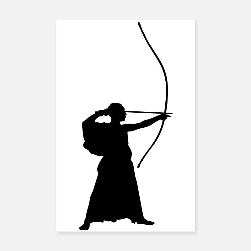 Bogenschütze Poster 20x30 cm