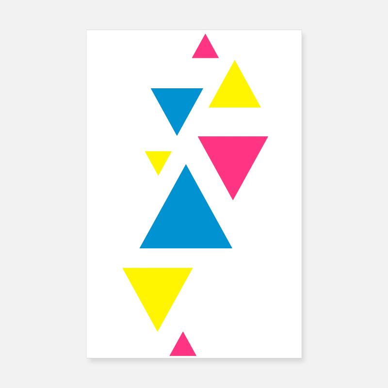 three eckedesign forms hipster Poster 8" x 12" (20x30 cm)