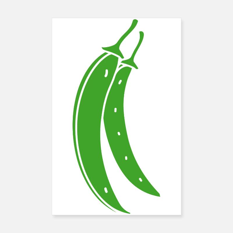 haricot vert Poster 20 x 30 cm