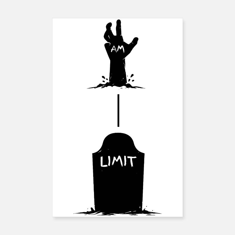 La main s’élève de la tombe Poster 20 x 30 cm