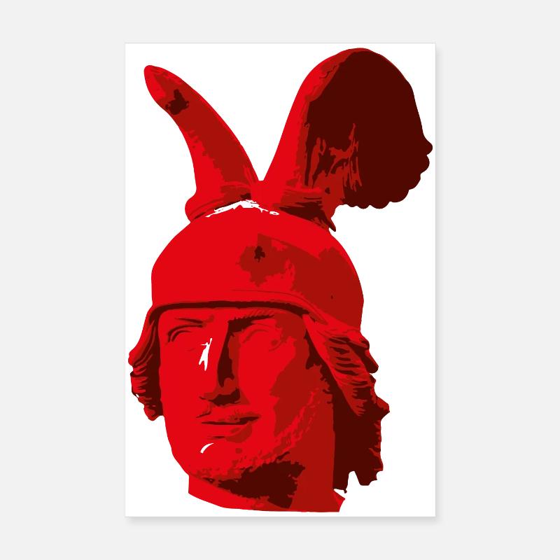 Head of the Hermann Monument Poster 8" x 12" (20x30 cm)