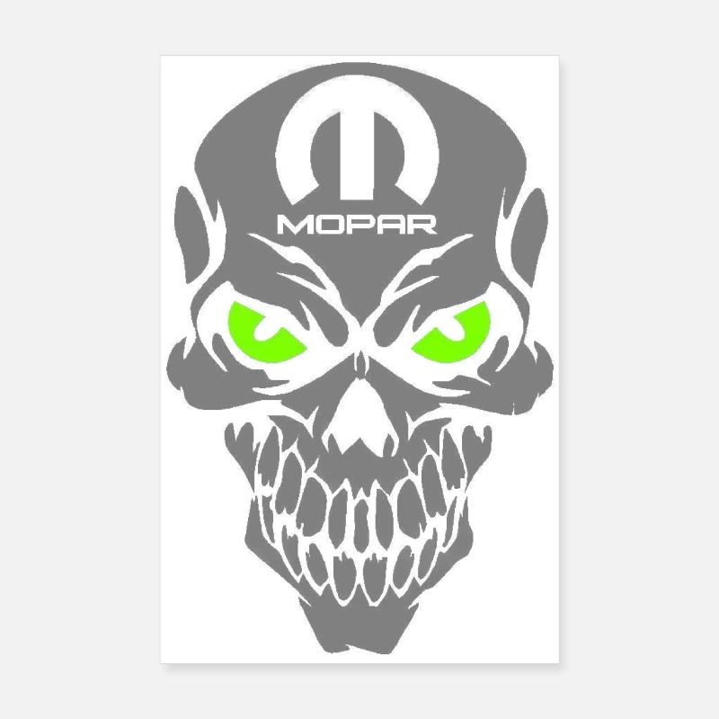 Mopar Skull Poster 20x30 cm