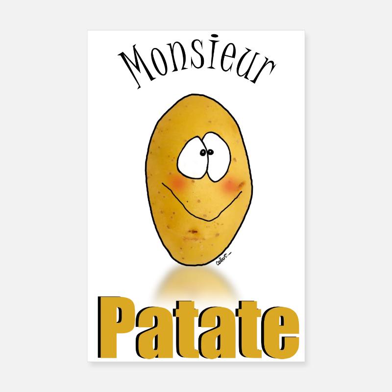 Mr Patate Poster 20x30 cm
