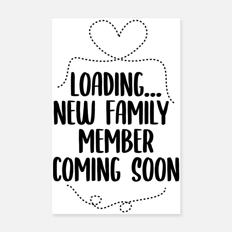 Annonce de grossesse Poster 20 x 30 cm