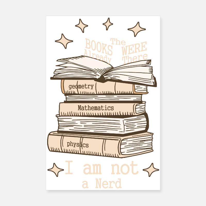 Ich bin kein Streber Poster 20x30 cm