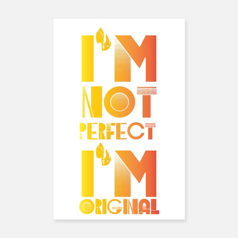 Je ne suis pas parfait, original Poster 20 x 30 cm