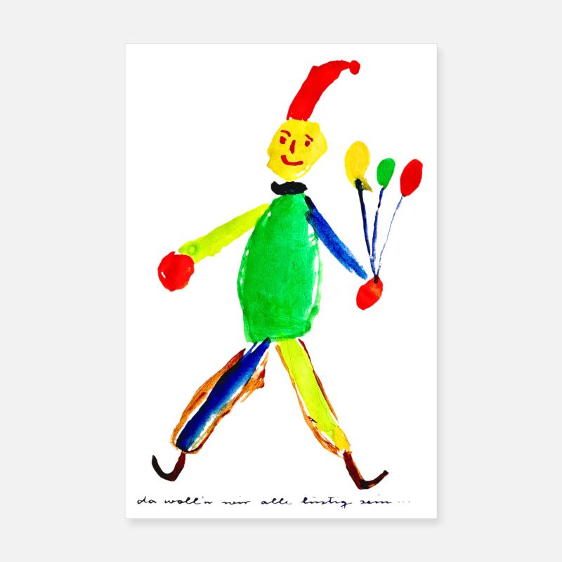 Jumping jack Poster 20 x 30 cm