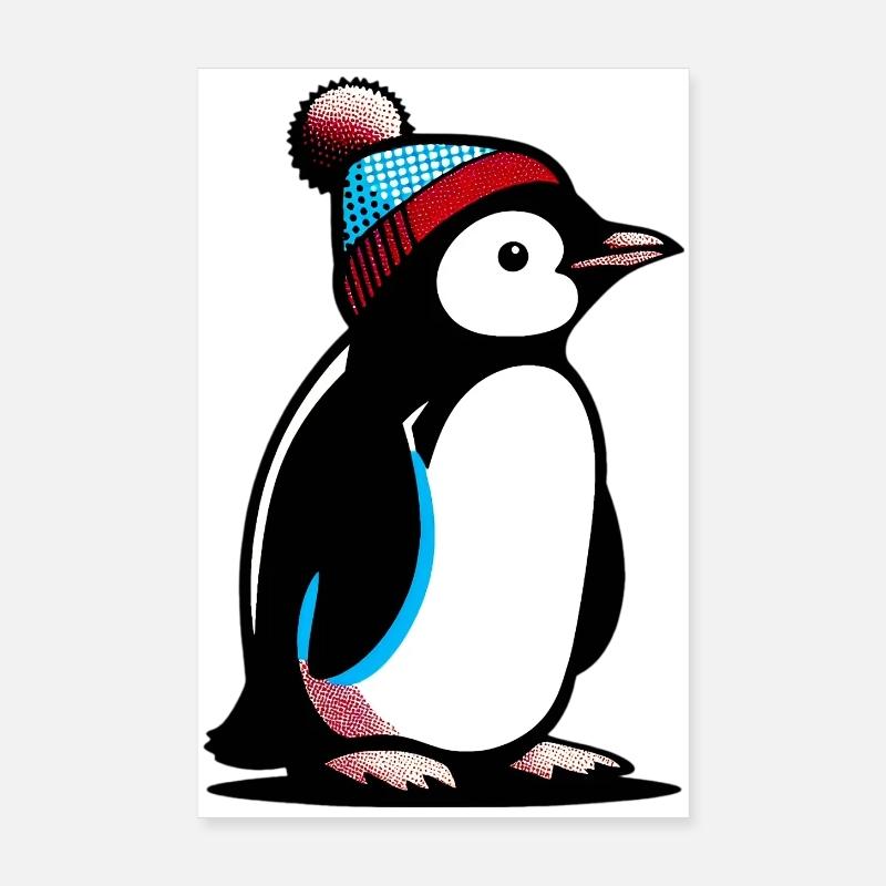 Pinguin Poster 20x30 cm