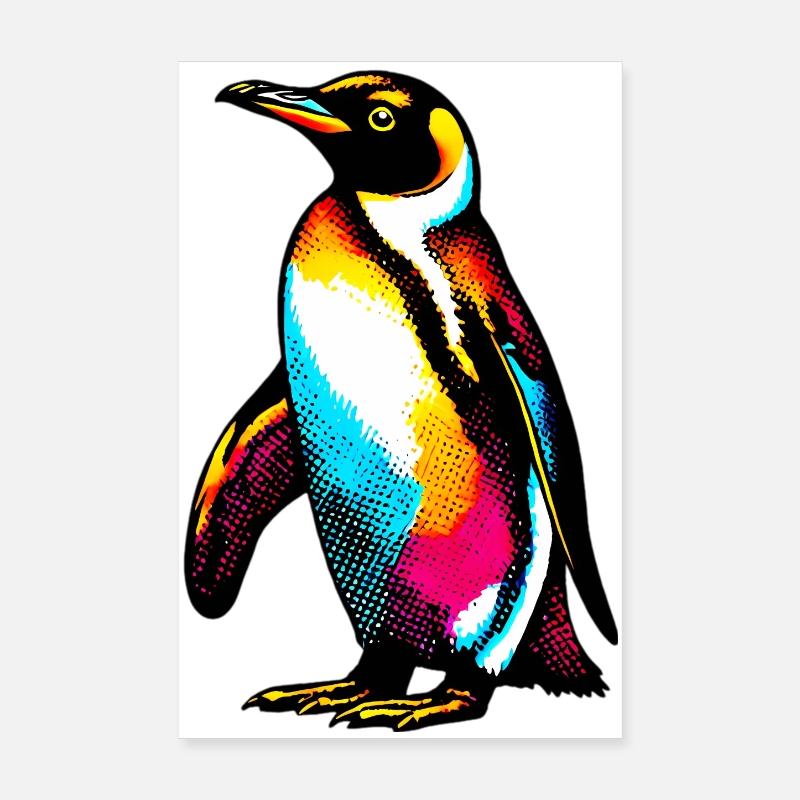 Pinguin Poster 20x30 cm