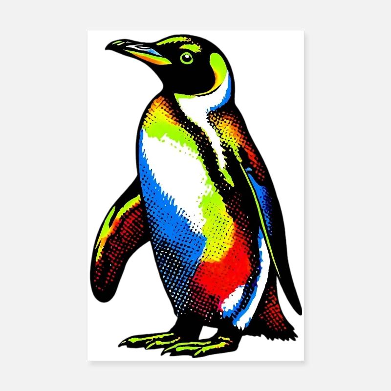 Pinguin Poster 20x30 cm