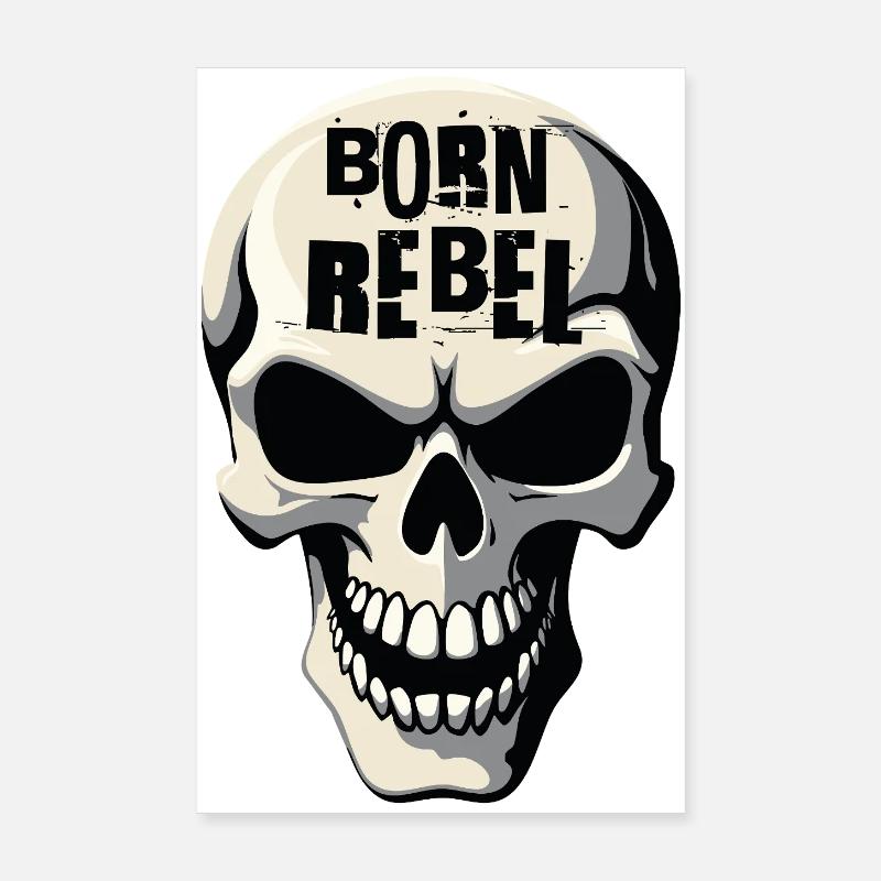 Skull di Helfspawn Poster 20x30 cm