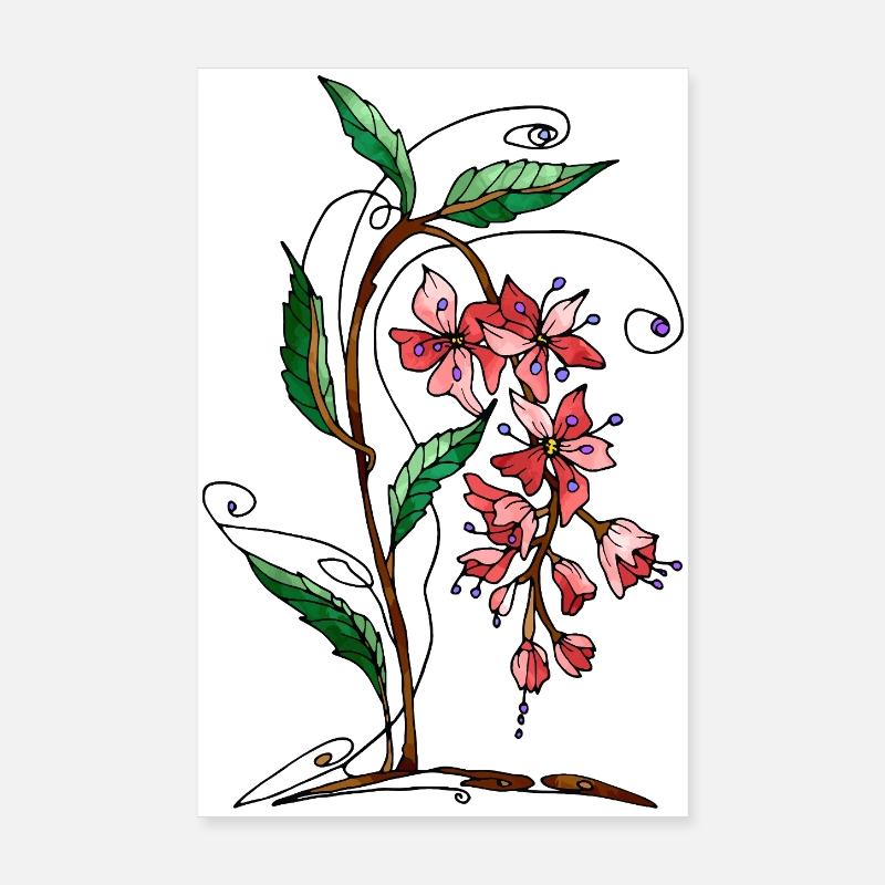 Fleur Poster 20 x 30 cm