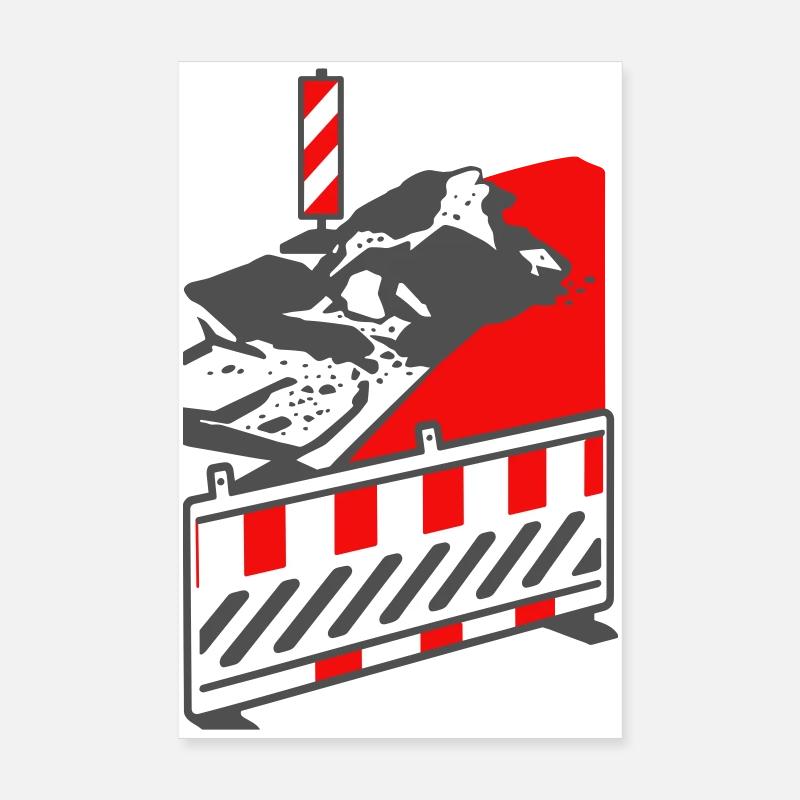 Building site Poster 8" x 12" (20x30 cm)
