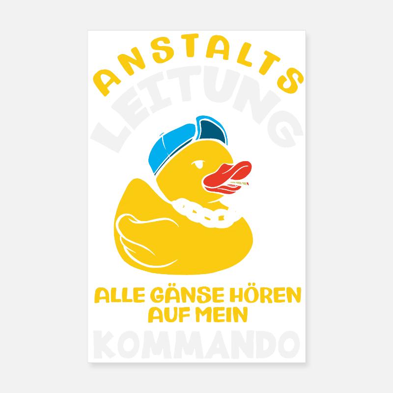 Anstaltsleitung Chef Leitung Poster 20x30 cm