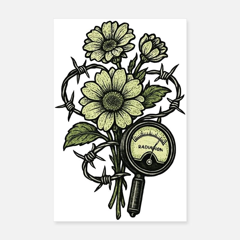 Underground Biohazard Radioactif Poster 20 x 30 cm