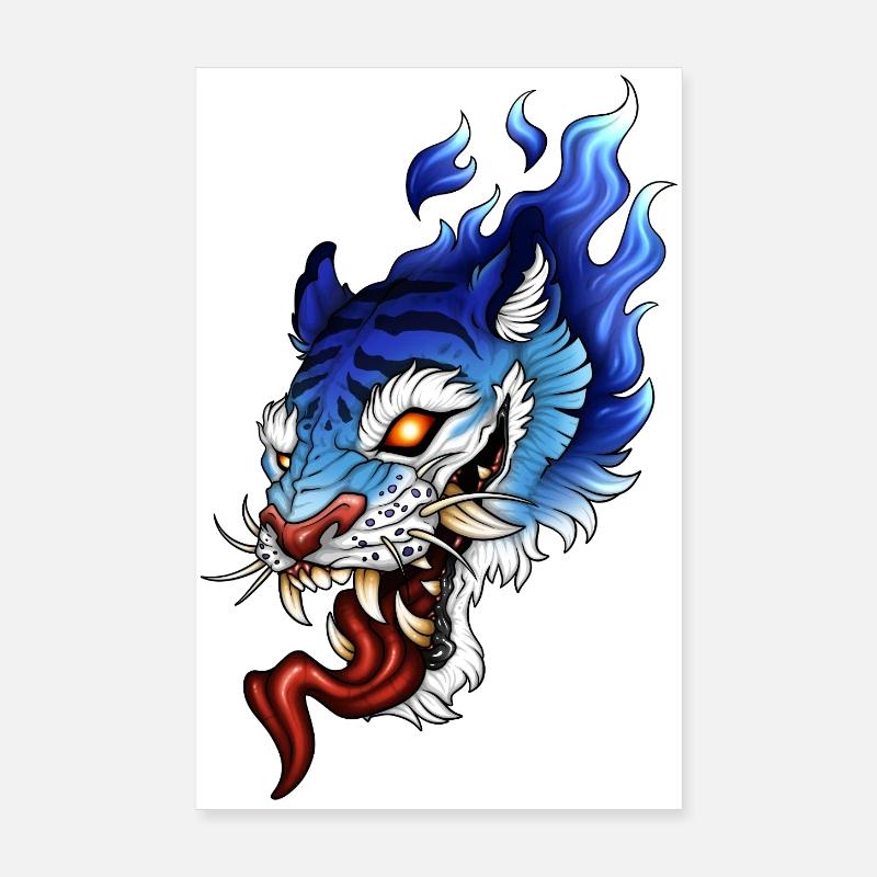 OniTiger Poster 20 x 30 cm