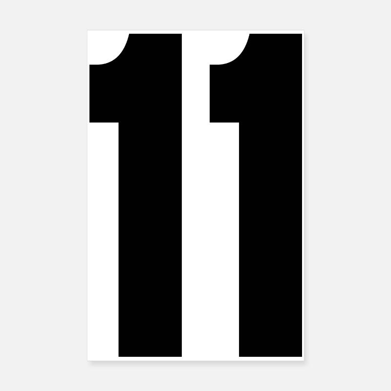 11 chiffres Poster 20 x 30 cm