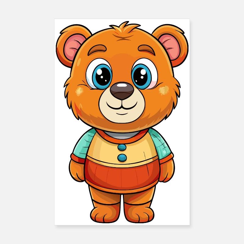 Bébé ours Poster 20 x 30 cm