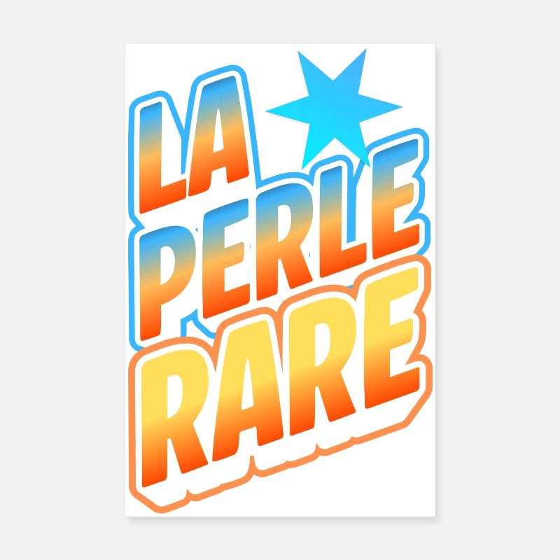 Die seltene Perle, positives Zitat Poster 20x30 cm