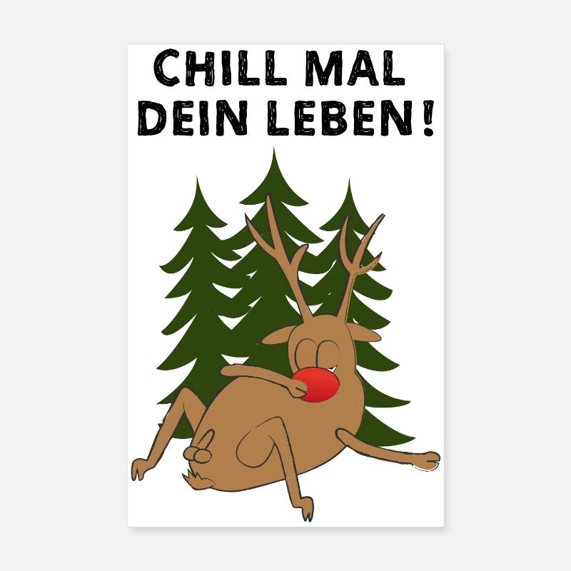 CHILL MAL DEIN LEBEN Poster 20x30 cm