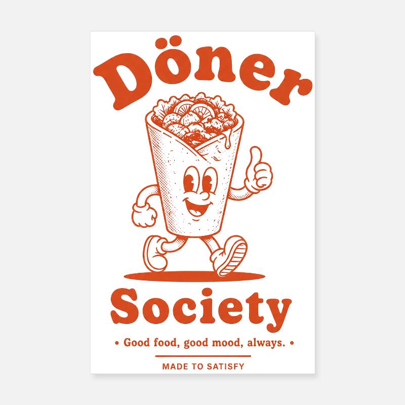 Société Döner Poster 20 x 30 cm