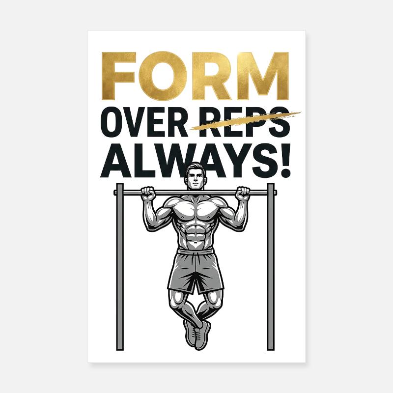 Calisthenics Form Poster 20x30 cm