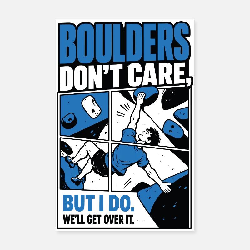 Bad Decisions Great Boulder Poster 20x30 cm