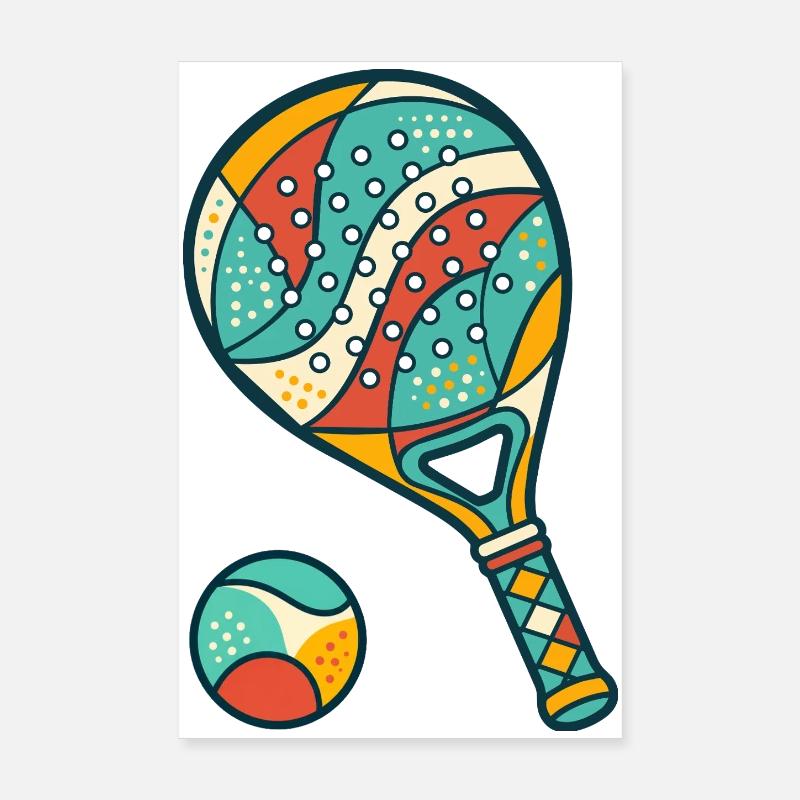 Paddel Poster 20x30 cm